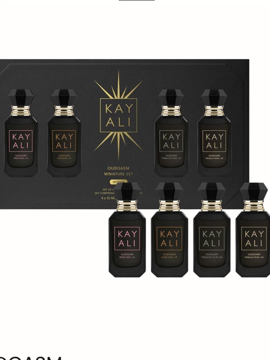 Kay Ali Other - Kay Ali Oudgasm Miniature Set Cafe 19 Rose 16 Tobacco 04 & Vanilla 36 Oud